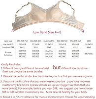 Vista 5 de Sujetador de uso diario para mujeres para mastectomía de silicona para los senos