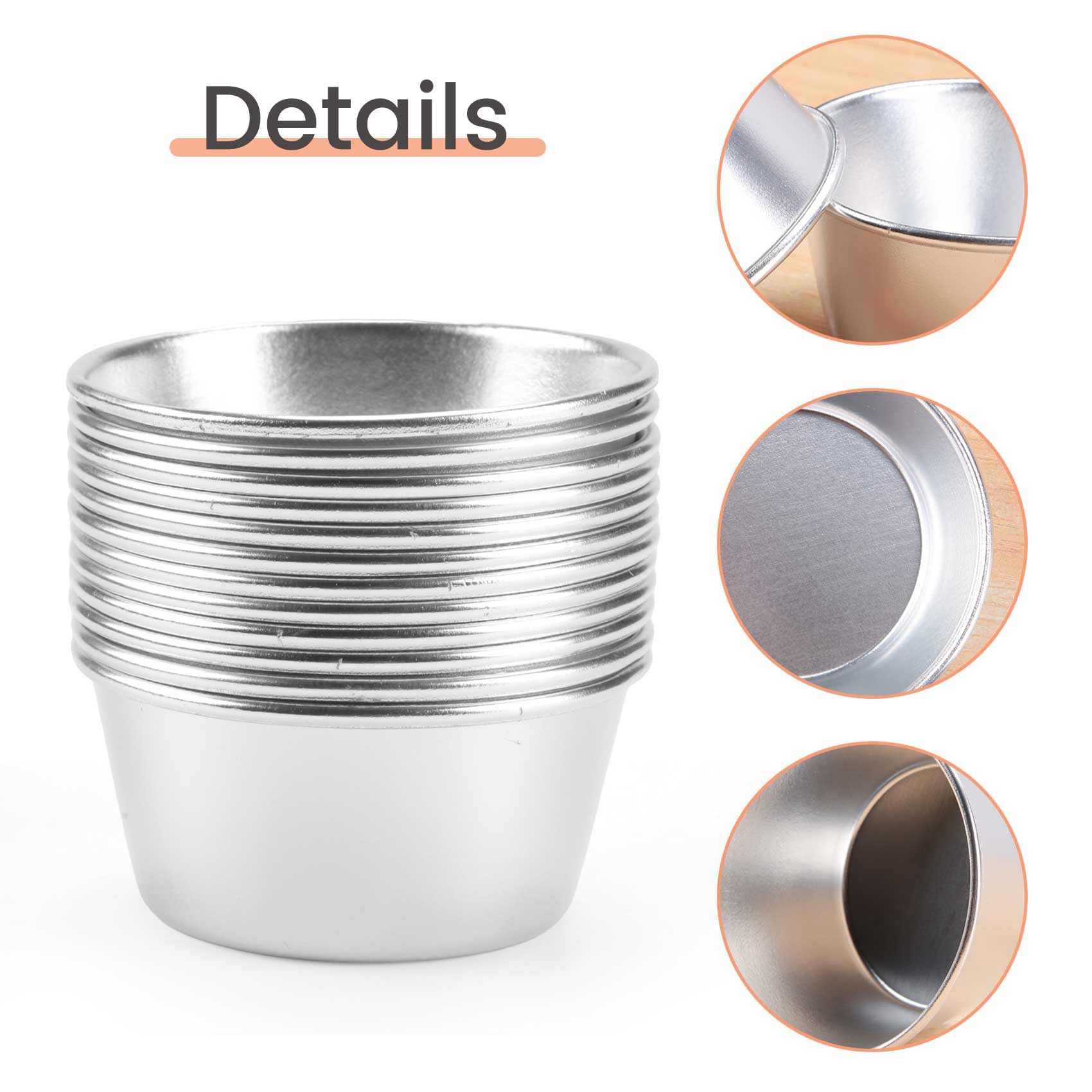 12 Stampini Per Budino E Cupcake - Mini Padelle Antiaderenti Per Dolci, Cioccolato E Tortine - Foto 9