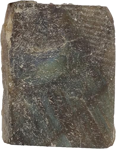 GEMHUB 59.2 CT Natural Uncut Black Labradorite Healing Crystal for Meditation, Yoga, Reiki