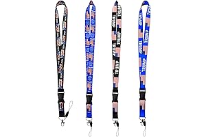 4PCS Trump 2024 Neck Lanyard: American Pride, Patriotism Unfurled