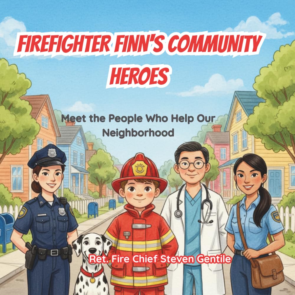 Firefighter Finn's Community Heroes: Meet the People Who Help Our Neighborhood (new illustrated books for firefighter finn)
