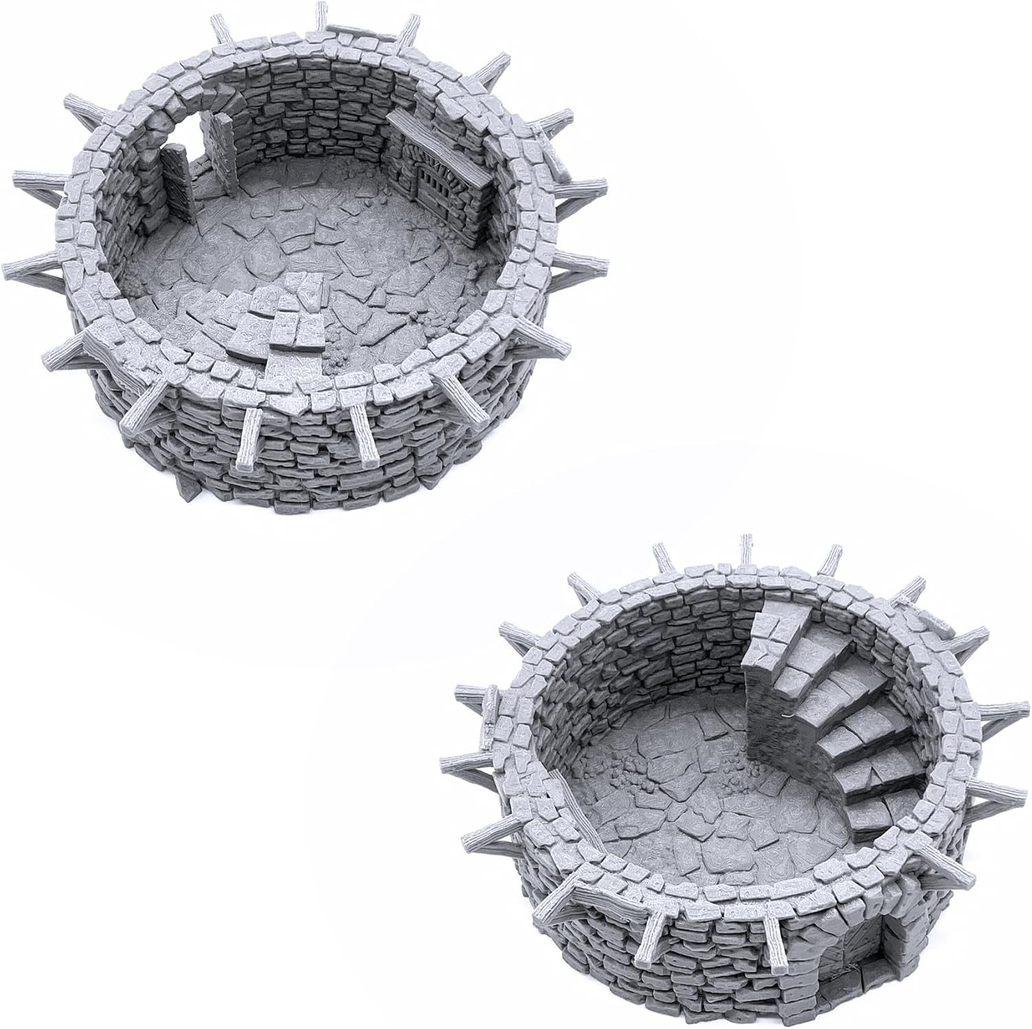 EnderToys Haunted Windmill - DND Terrain Compatible with Dungeons and Dragons, 28mm Miniature Wargaming, Tabletop RPGs, Wargame Scenery