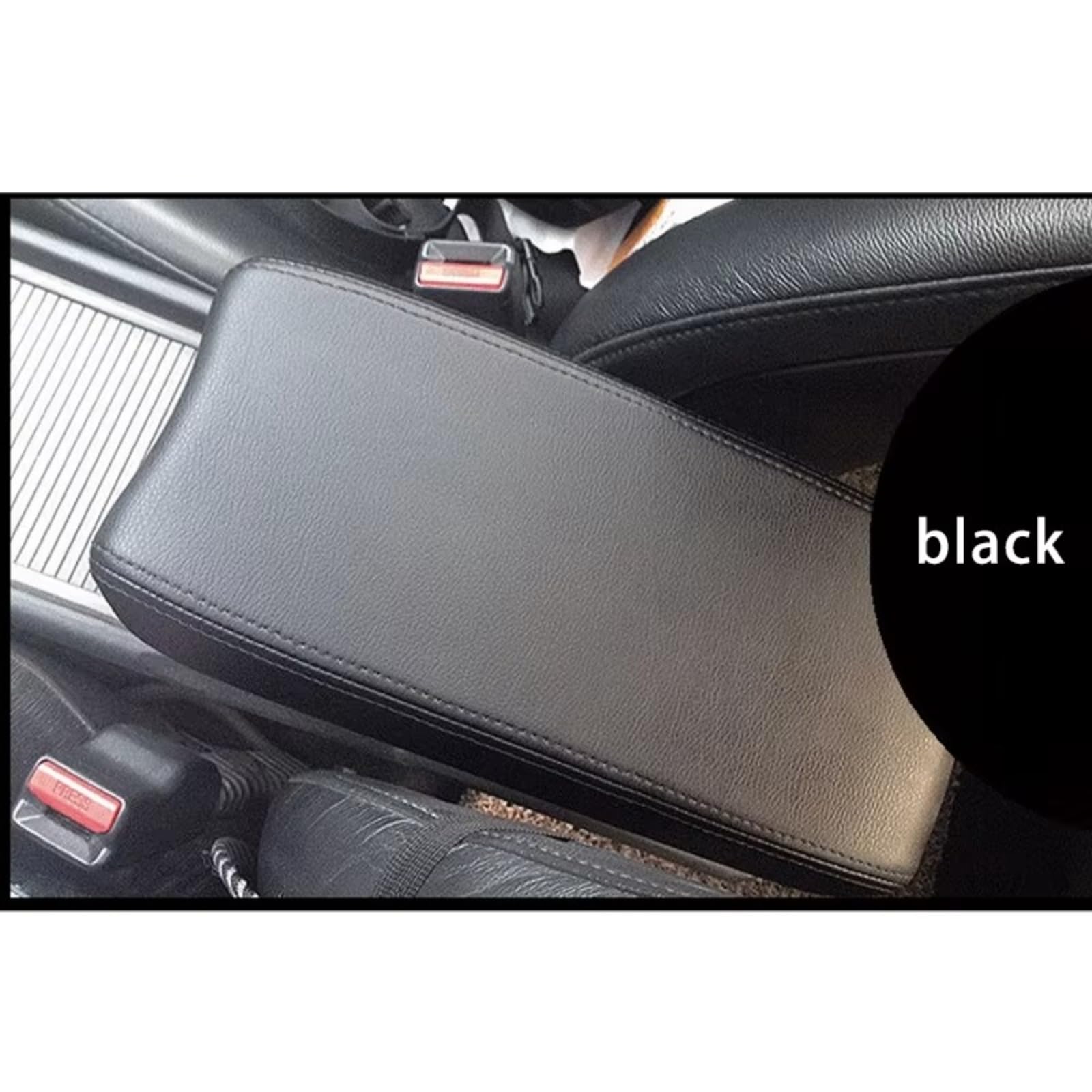 Auto Leder Armlehne Box Abdeckung Center Konsole Arm Rest Abdeckungen Schwarz für 8Th Gen 2006-2011