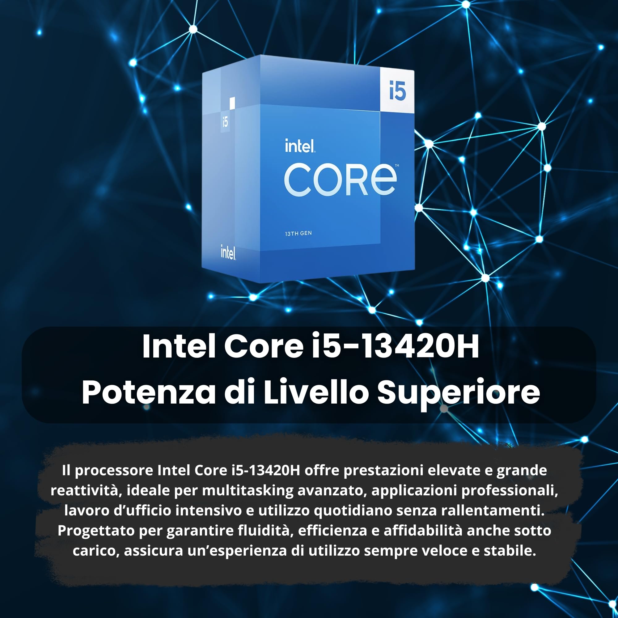 Lenovo PC Completo Business e Office Neo 30s Gen 5 SFF | Intel Core i5-13420H | 16GB RAM DDR5 | SSD 512GB Nvme HDMI + Monitor ThinkVision 24" VoIP con Webcam, Audio e Microfono – Windows 11 Pro