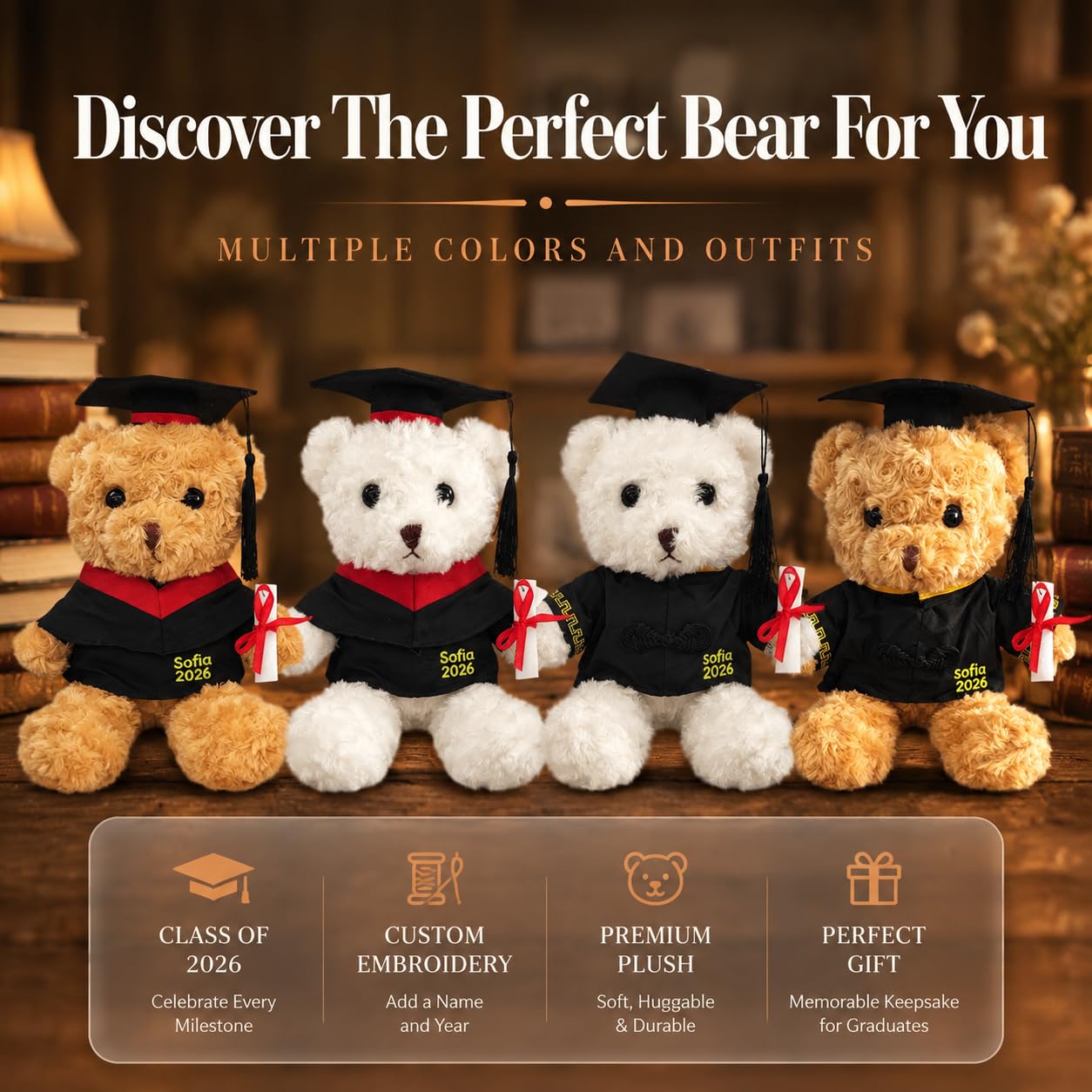 Personalised Photo Bunny Teddy Bear - Image 4