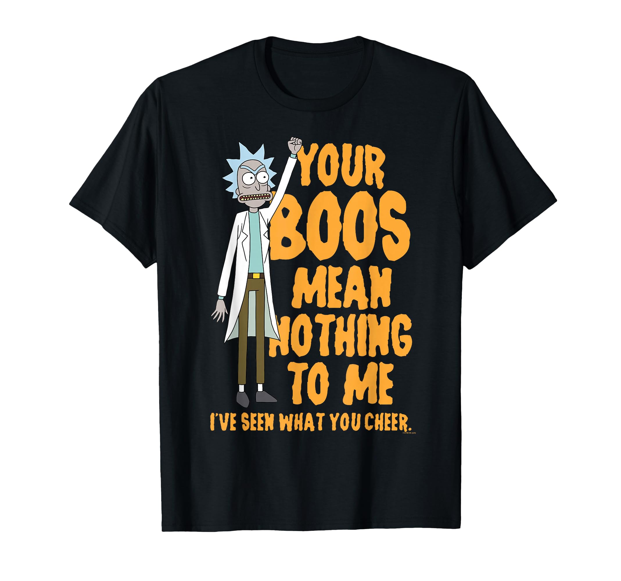 Rick and Morty Halloween Your Boos Mean Nothing to Me T-Shirt