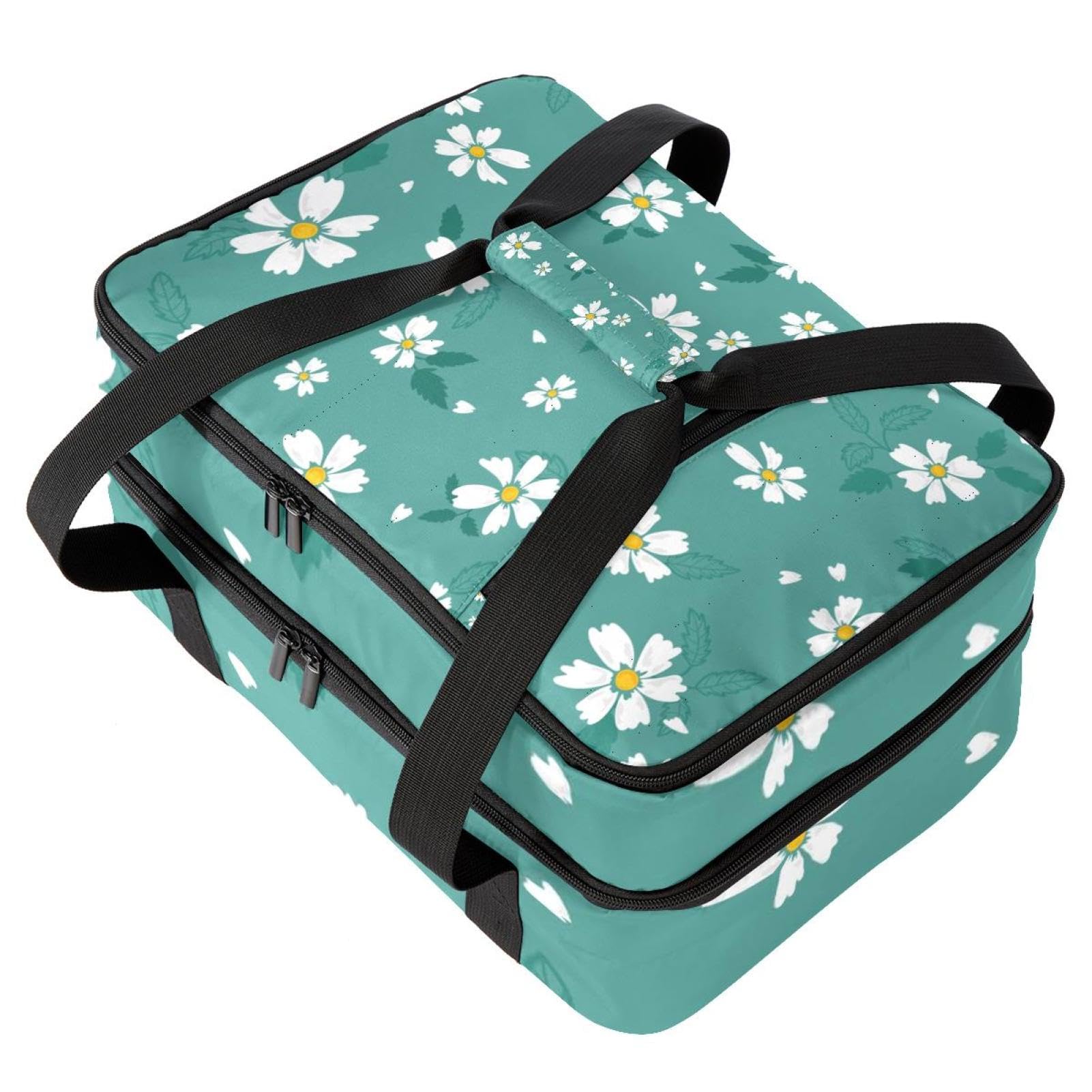 Grand sac à déjeuner isotherme pour homme et femme, double couche, étanche, étanche, réutilisable, sac fourre-tout pour le travail, l'école, le pique-nique, la plage, le camping, les voyages,