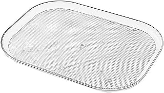 Square Lazy Susan for Refrigerator, Clear Rotating Lazy Susan Spice Storage Rack, Home Rotating Storage Rack for Kitchen, Pantry, Cabinet, Dining Table, Refrigerator