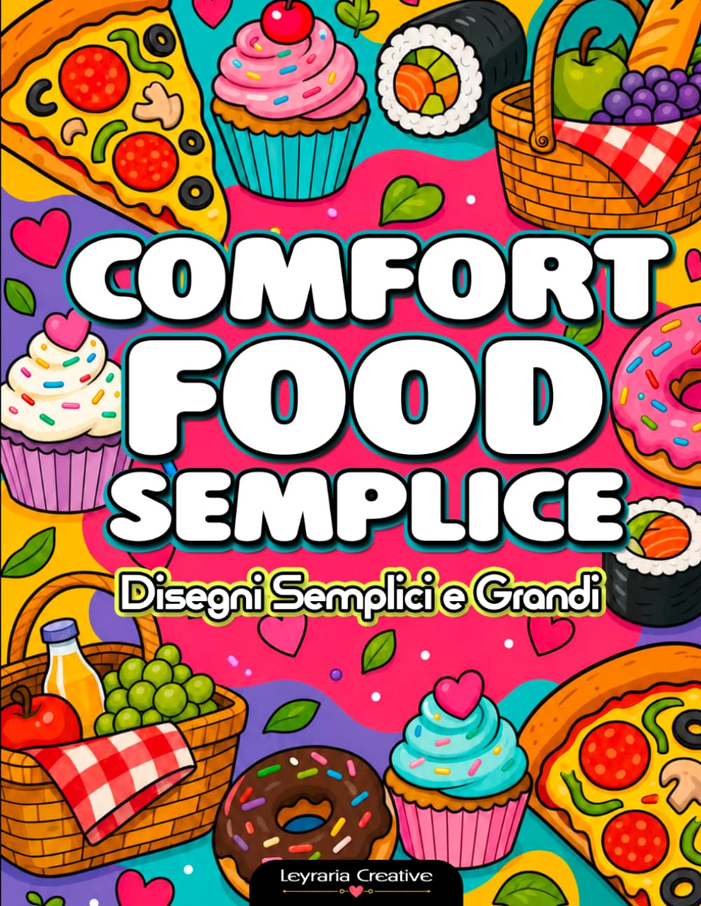 Comfort Food Semplice: Disegni Semplici e Grandi