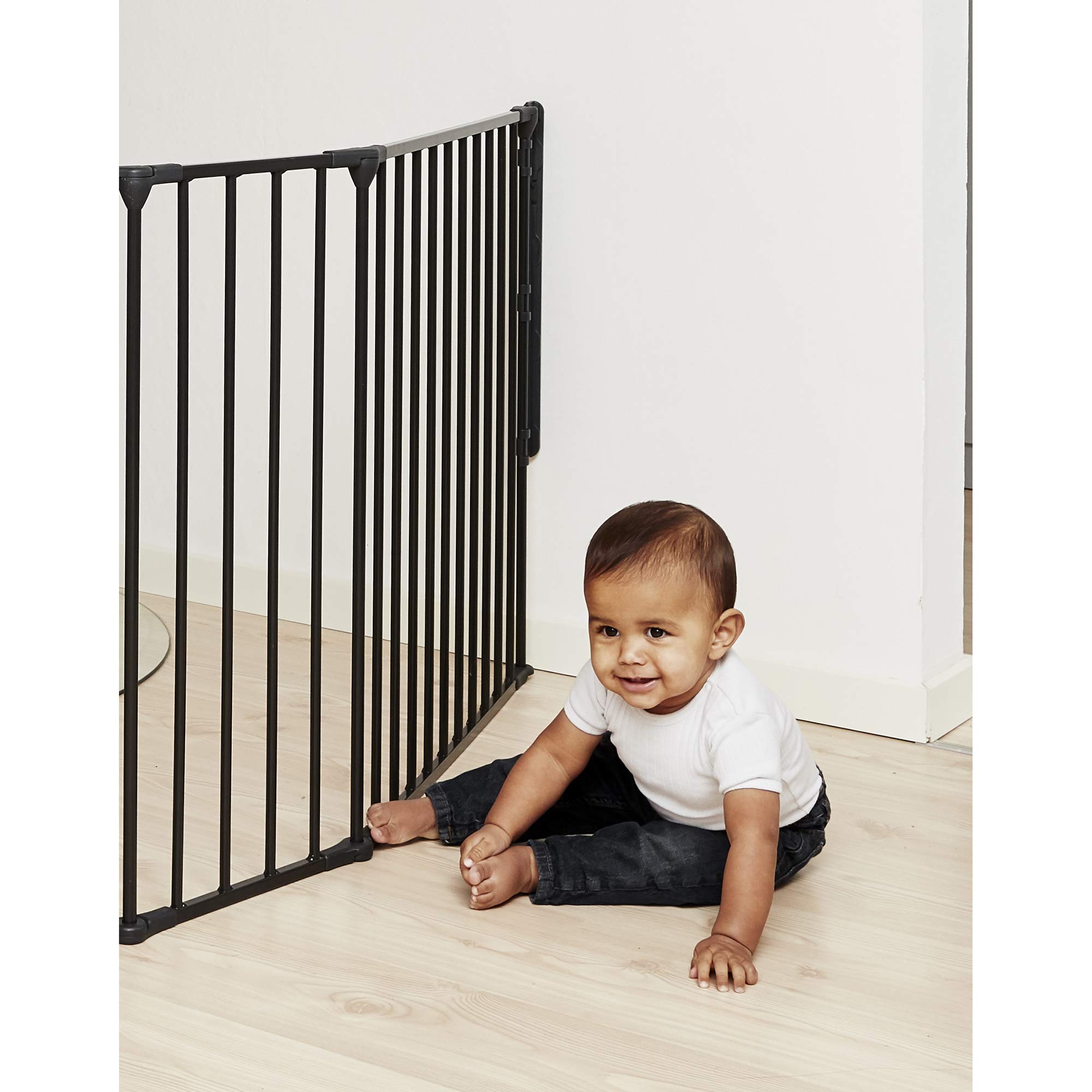 Amazon.com: BabyDan Flex Hearth Gate Extra Large 35.4-109.5 