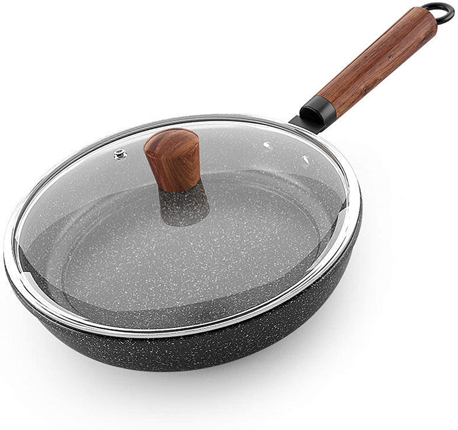 Frying Pan Nonstick Frying Pans with Wheat Stone Coating Nonstick Skillet Egg Pan Omelet Pan Cookware
