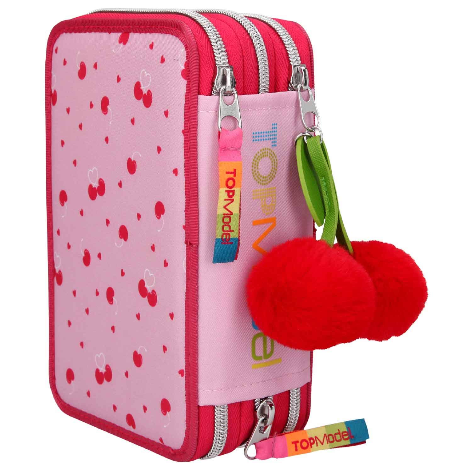 Top Model - Triple Pencil Case - Cherry Bomb (410991)