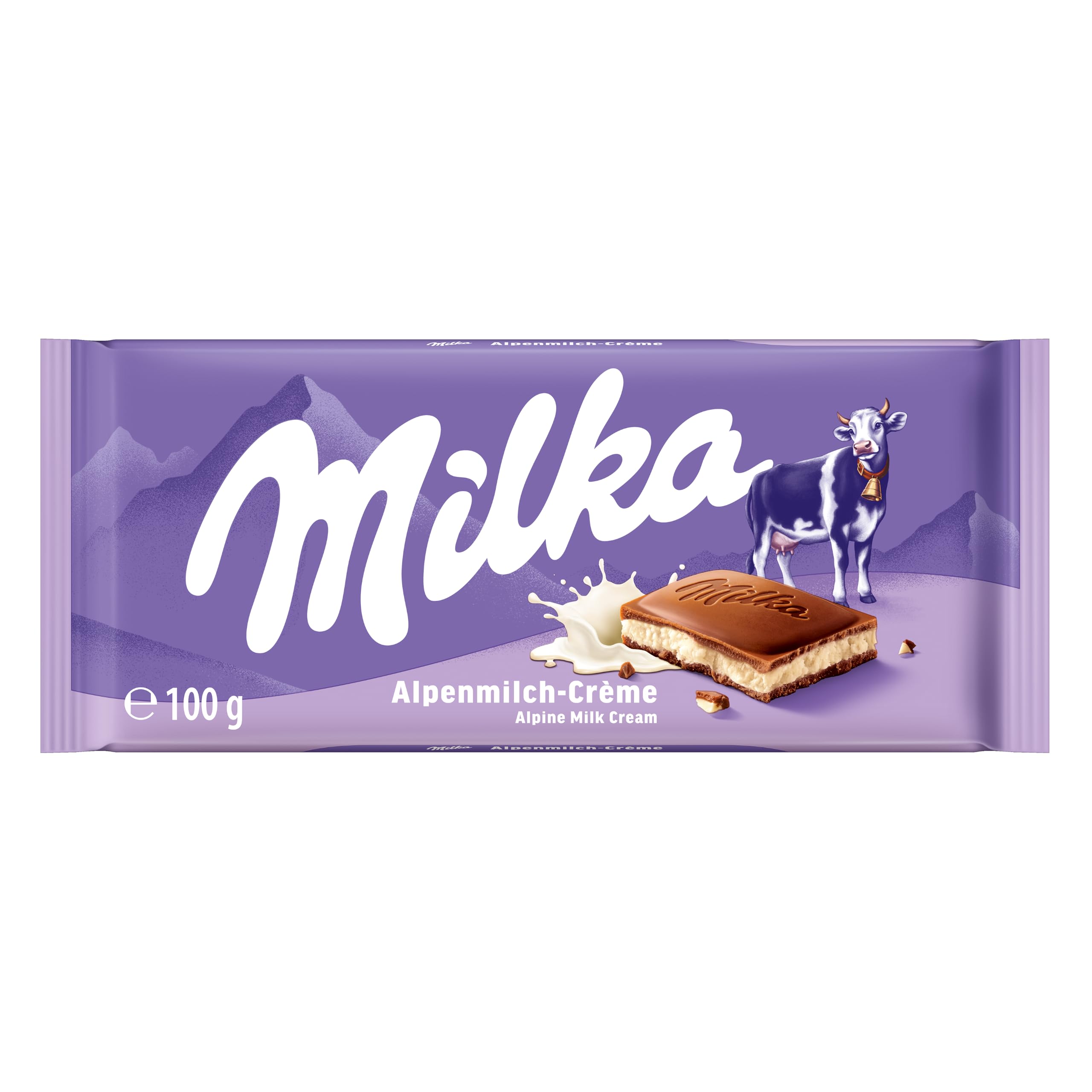 Milka Alpenmilchcrème Tafelschokolade, 100 g