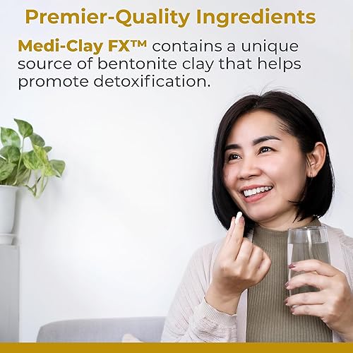 Miniatura 3 de Premier Research Labs Medi-Clay-FX: Cápsulas de arcilla de bentonita para desintoxicación | Suplemento de esmectita de grado alimenticio | Absorbe