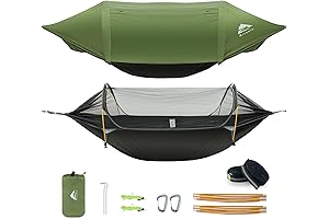 Spacious and Versatile Camping Hammock Tent for Ultralight Backpacking Adventures