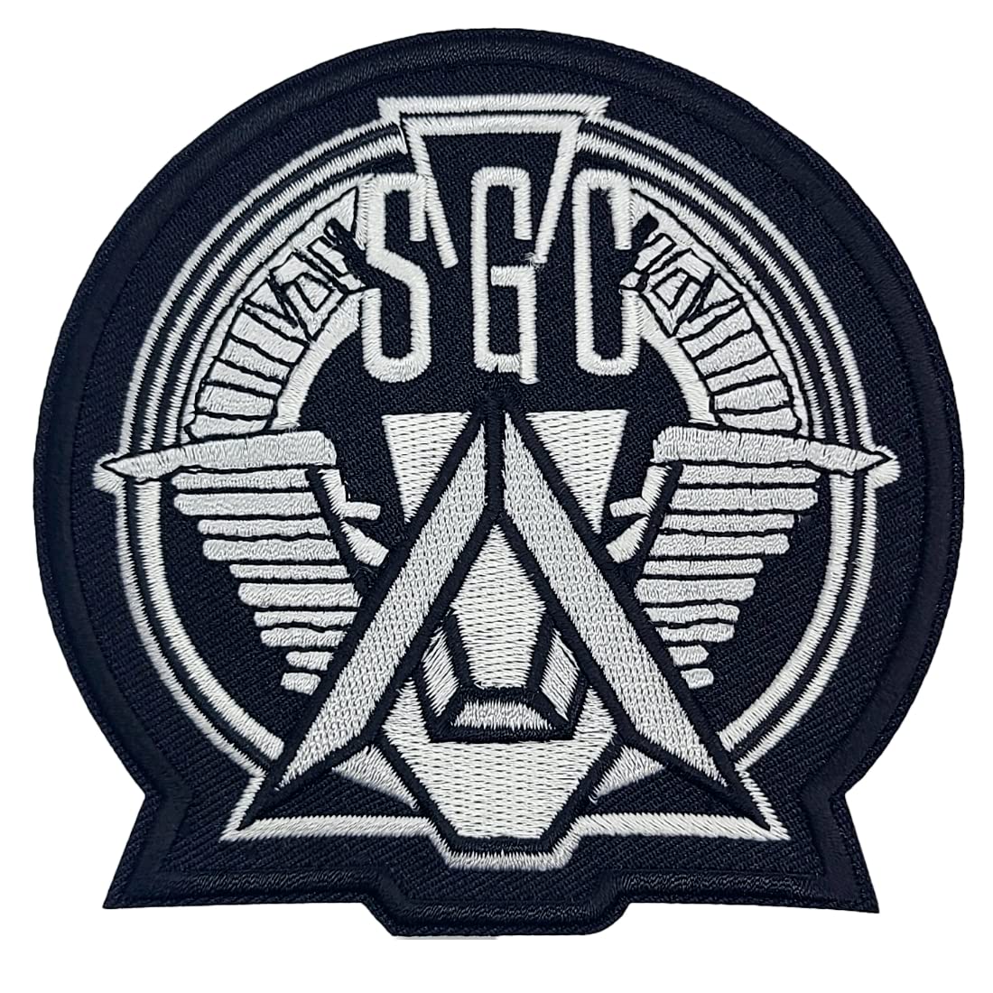 Stargate SGC Embroidered Patch - 4 X 4 Hook Fastener Backing P187