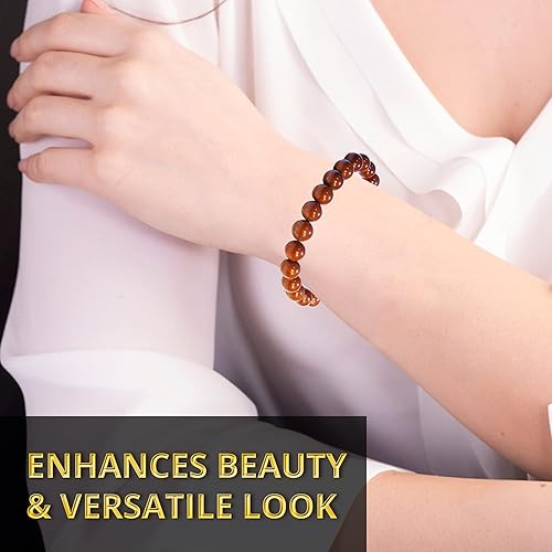 Vista 135 de Money Attraction Bracelet for Wealth, Prosperity & Success – Abundance & Good Luck Feng Shui Bracelet with Pyrite, Citrine, Tiger Eye & Green Green