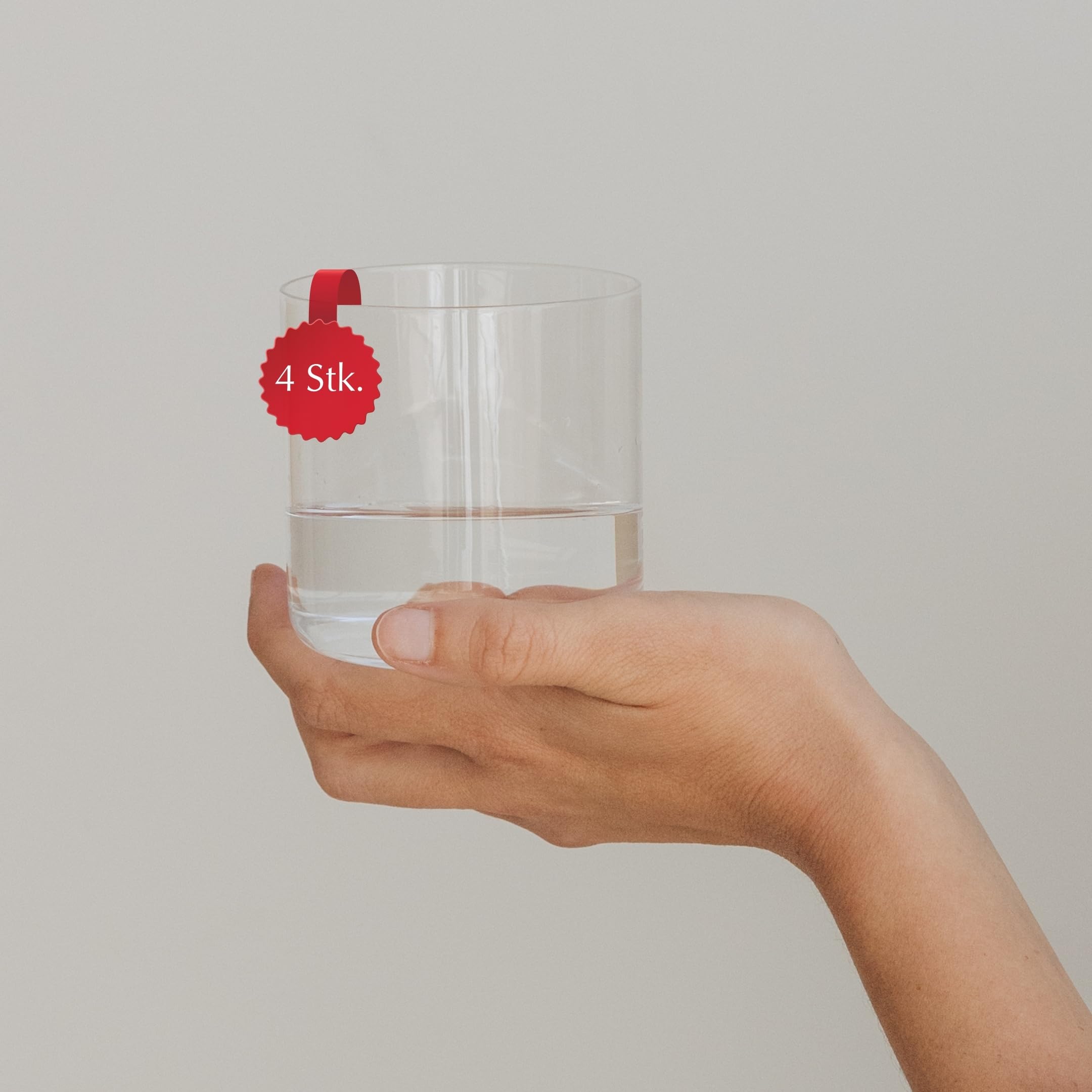Vielseitiges Gläser Set für Jeden Anlass I 4 Stück je 355 ml I Elegante Wassergläser & Trinkgläser Set Spülmaschinenfest I Ideal als Tumbler Glas & Weingläser I Perfekt für tägliche Nutzung