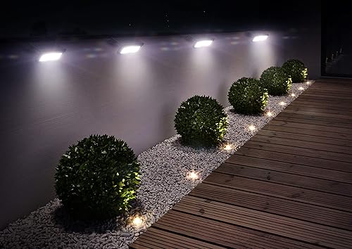 Miniatura 7 de eLEDing Luz solar de 700 lúmenes PIR activada por movimiento al aire libre LED 5 en 1 luz de inundación para garaje, patio, jardín, cubierta,
