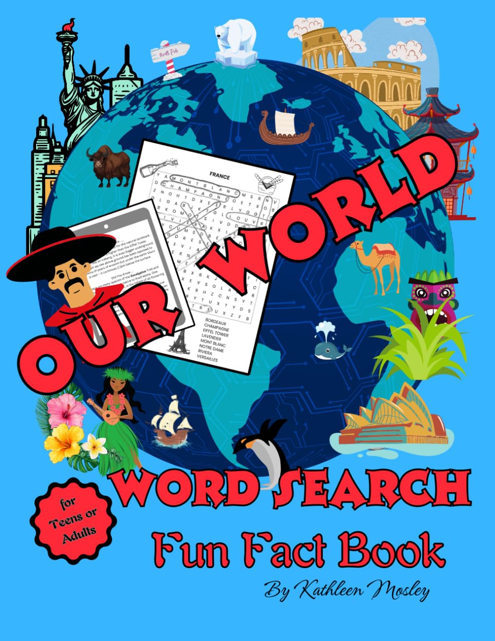 Our World: Word Search Fun Fact Book