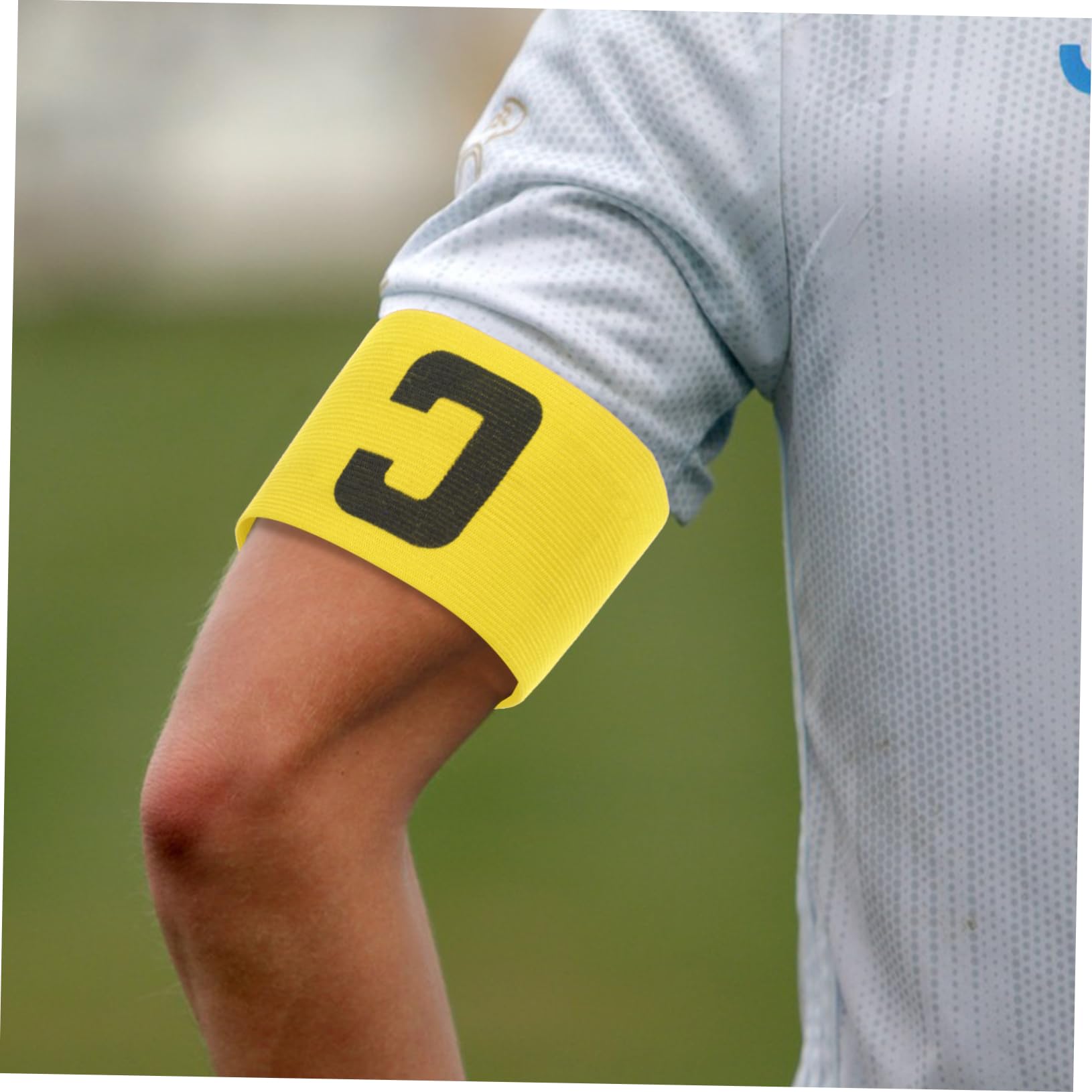 Kisangel 6pcs Portable Soccer Captain Armbands Durable Sports Arm Bands for Football Basketball Rugby Lightweight Easy to Carry for Team Leaders Outdoor Events