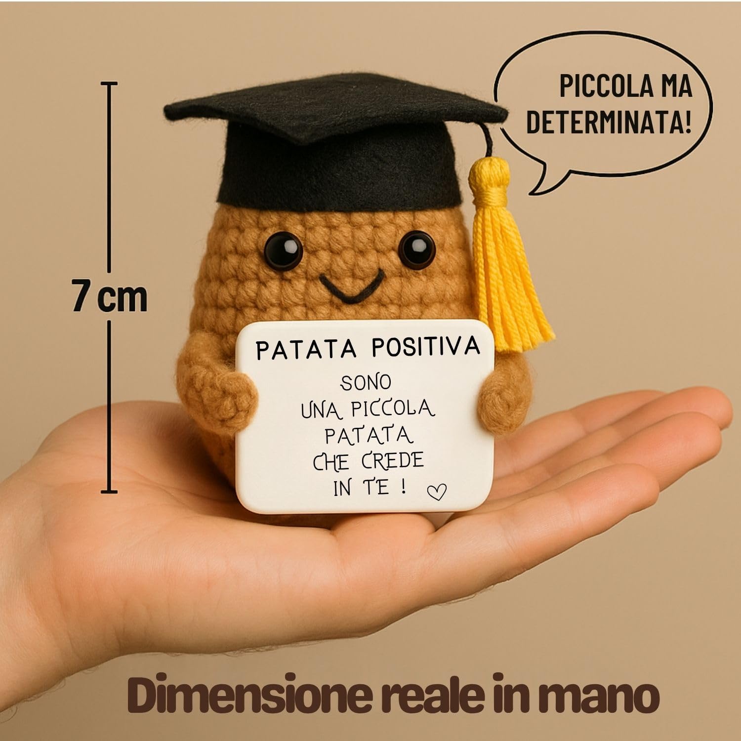 Patata Studiosa© | Idea Motivazionale Studente | Regalo Originale Allievo | Focus Scuola Esame Diploma | Festa Laurea Studio | Bambina Ragazza | Ufficio Classe Stanza | Coach Professore Motivazione