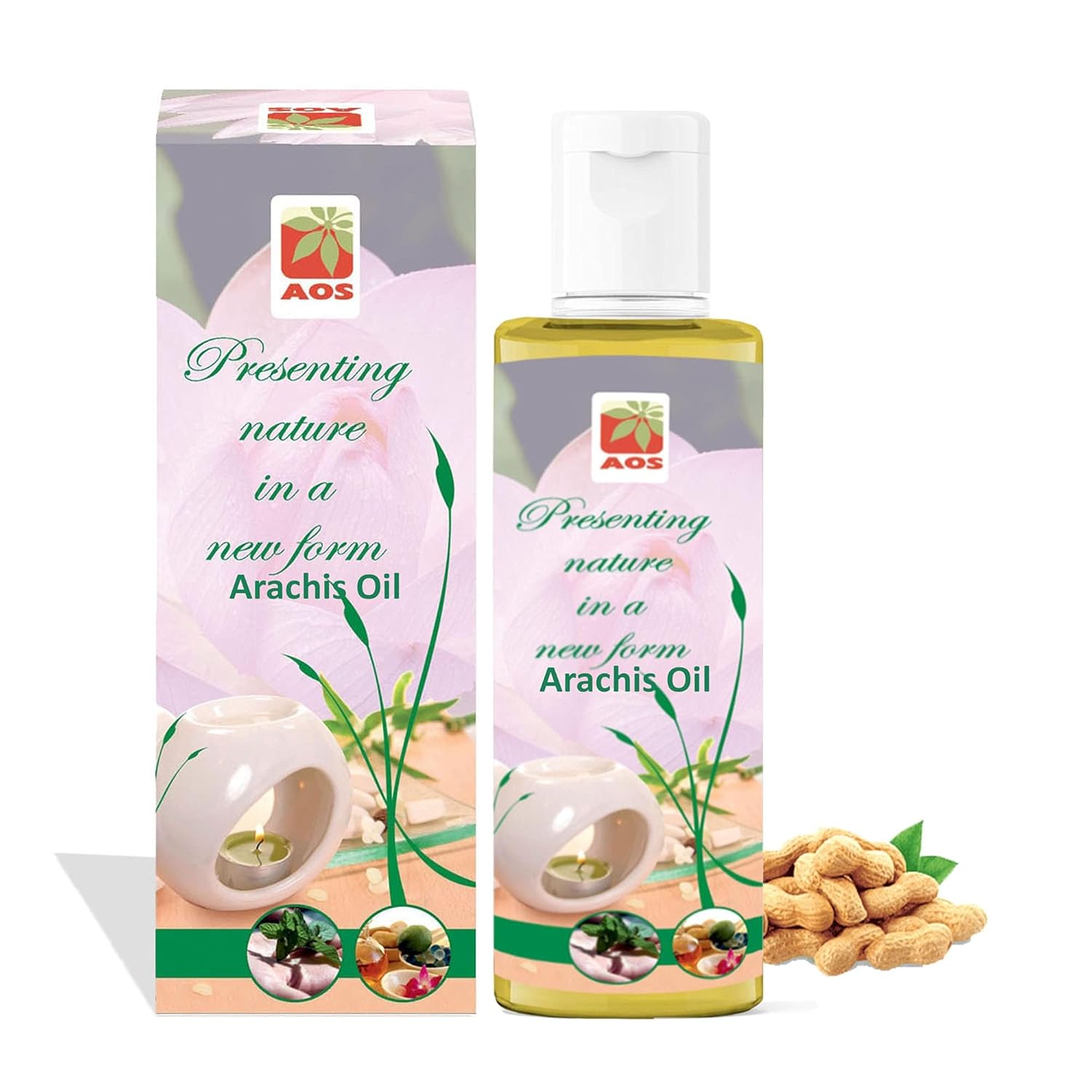 AOS Arachis Oil 2 L Big Can Peanut Oil Groundnut Oil Arachis