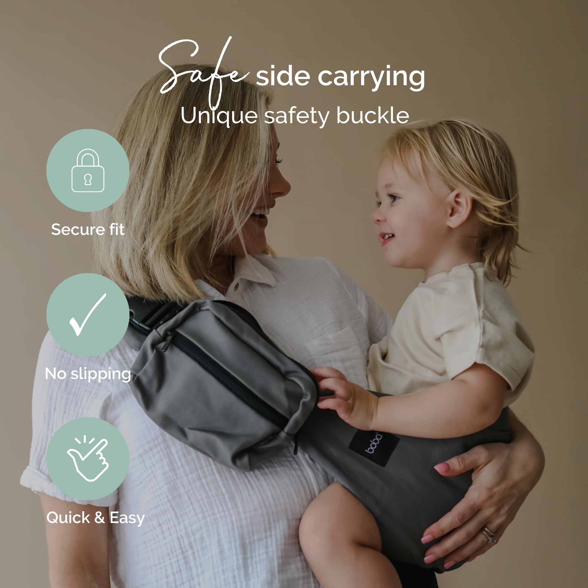 Boba Buddy Toddler Carrier Sling, 100% Cotton Baby Sling Carrier Toddler, Ergonomic with Adjustable Straps - Image 4