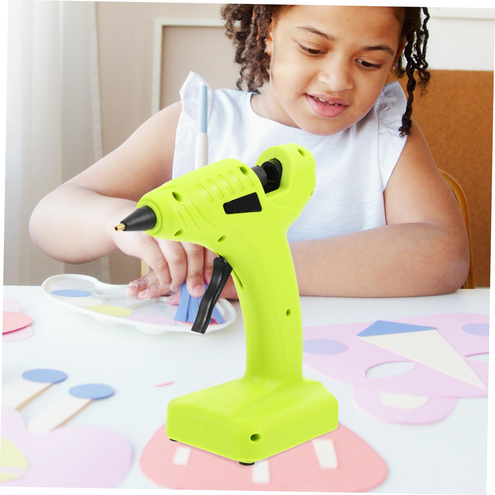 ERINGOGO Hot Melt Glue for Home Use Mini Hot Glue for Crafts Non Battery Powered for Arts and Crafts Projects Includes Trigger for Easy Application