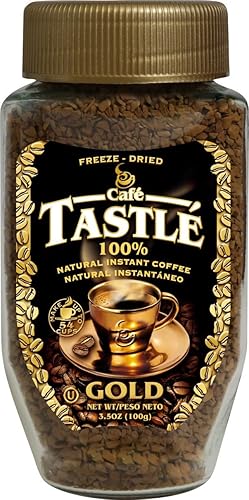 Cafe Tastle - Cafe instantáneo con congelación de oro seco, 283 ml