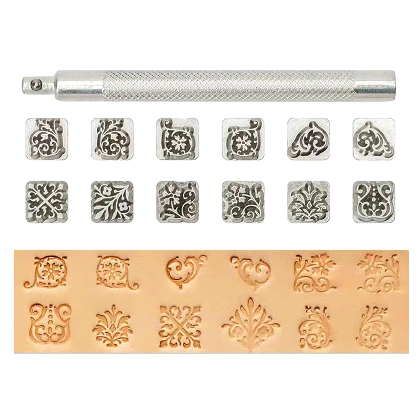 Amazon.co.jp: ZNUJS(さちえ) レザークラフト 刻印セット 12個 10mm 