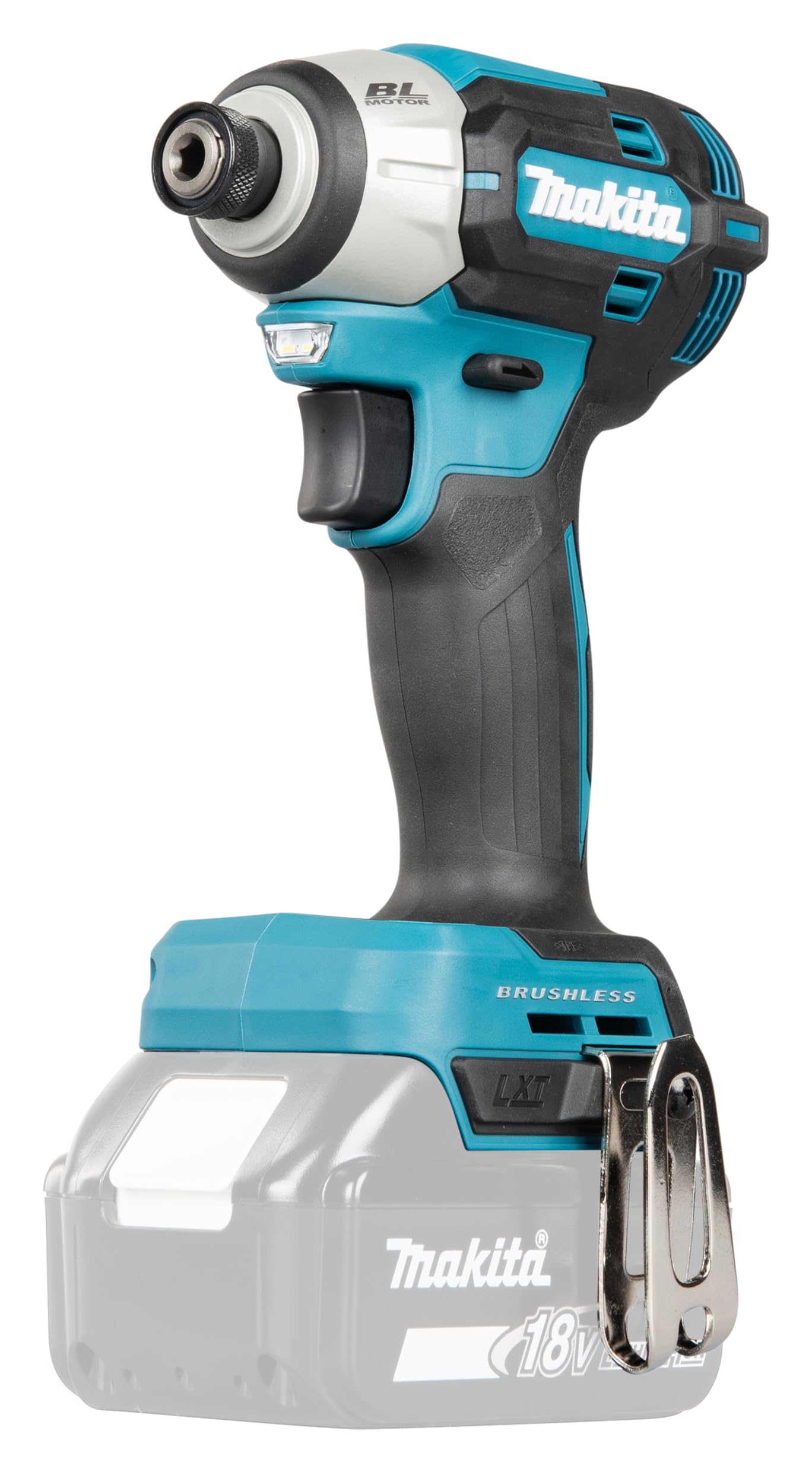 Makita Avvitatore a percussione a batteria DTD201Z, 18 V (senza batteria, senza caricatore)