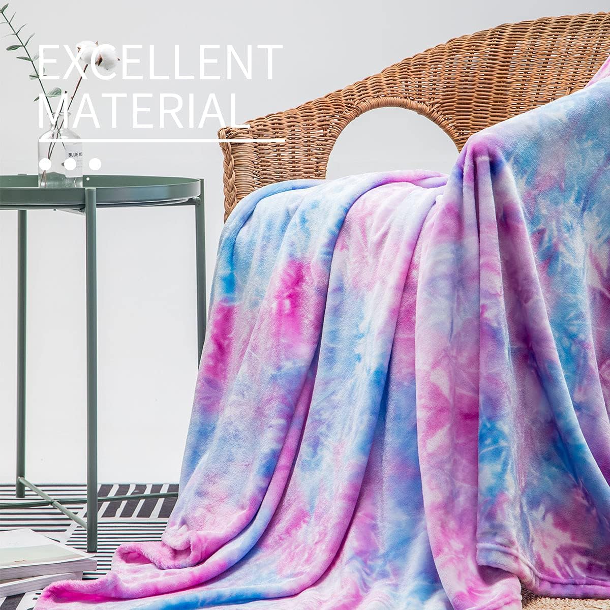 COCOPLAY W Throw Blanket for Couch (Multi-Purple, Throw(50''×60'')) - Image 2