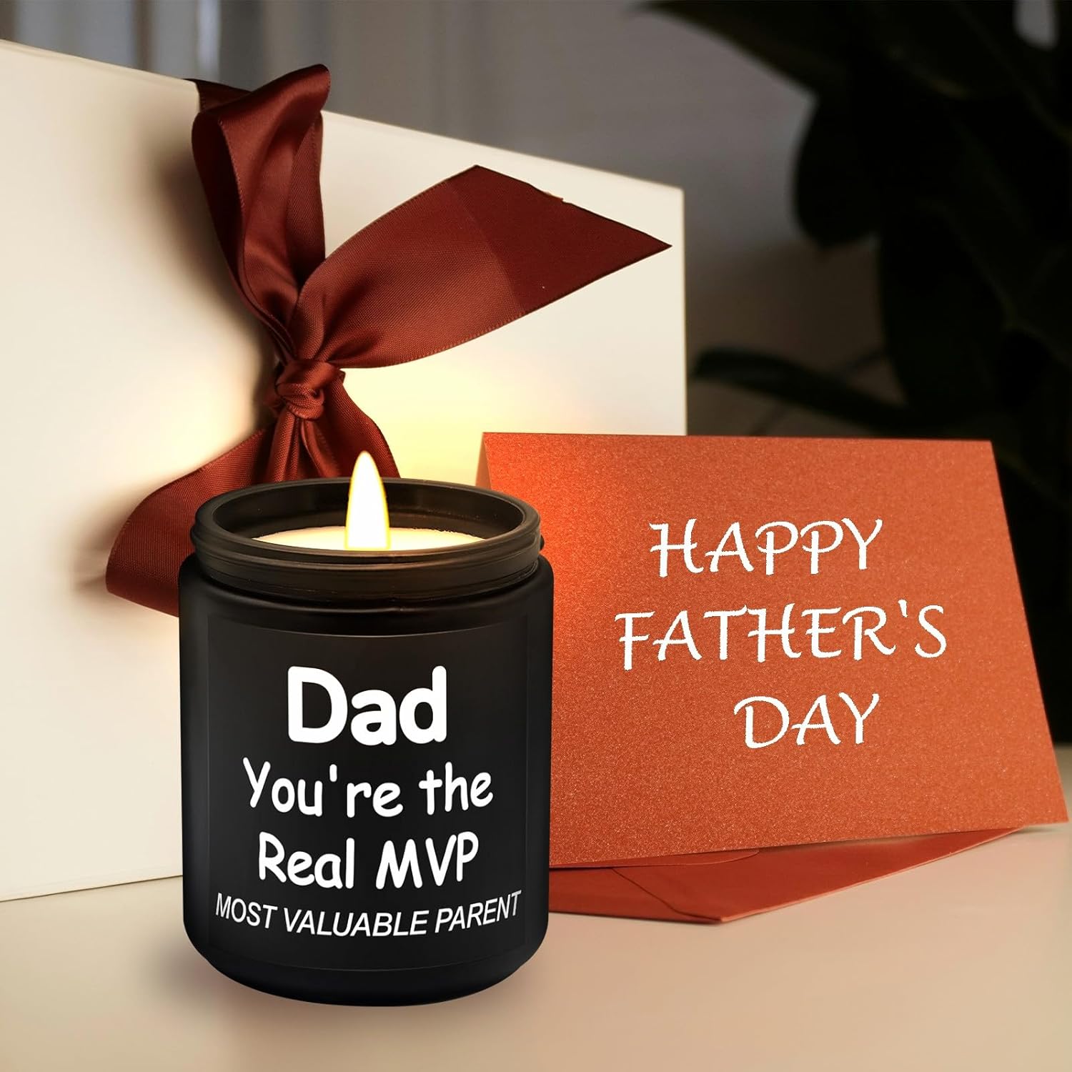 Lihome Gifts for Dad from Daughter Son - Funny Fathers Day & Birthday &Thanksgiving & Christmas Gifts, Smoke d Vanilla Scented Candle (7OZ) - Image 7