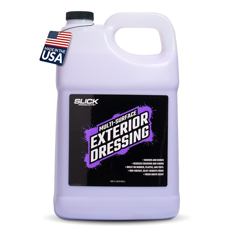 Condicionador para Plásticos, Borrachas e Vinil Slick Products com Acabamento Brilhante, 3,785 L