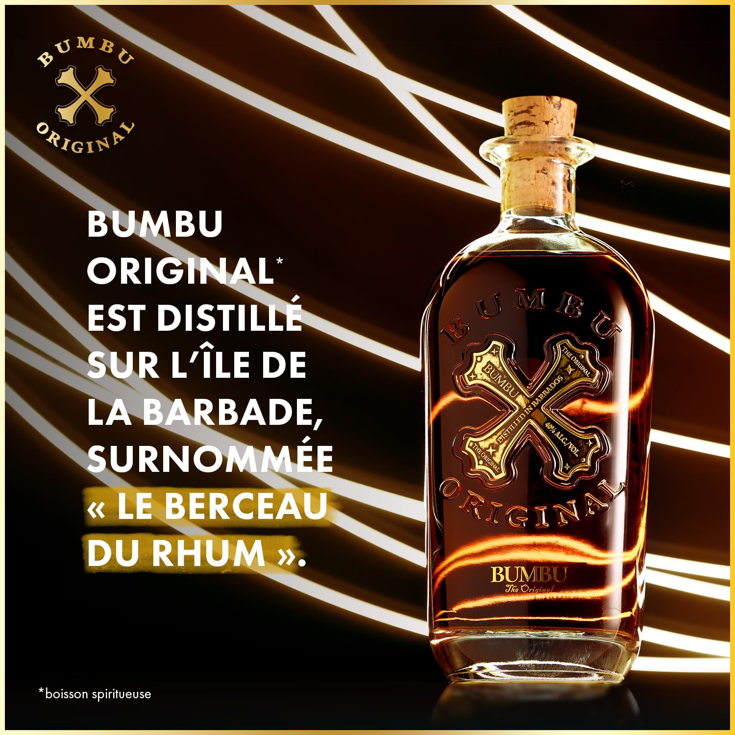 BUMBU Original Rhum épicé avec étui - 40%, 70cl