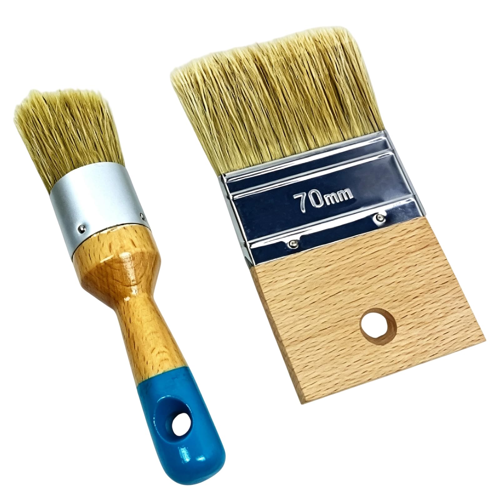 2 PCS Frenchic Browning Wax, Wax Brush Chalk Paint Brushes for Wood