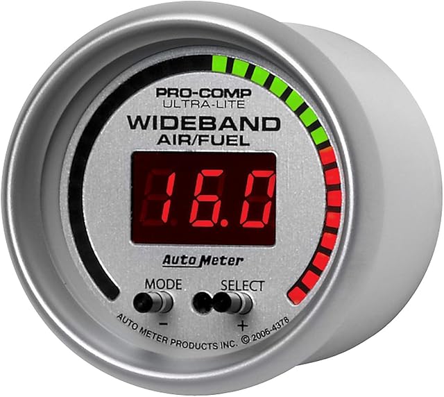 Auto Meter 4378 Ultra-Lite Digital Wideband Air and Fuel Ratio Kit