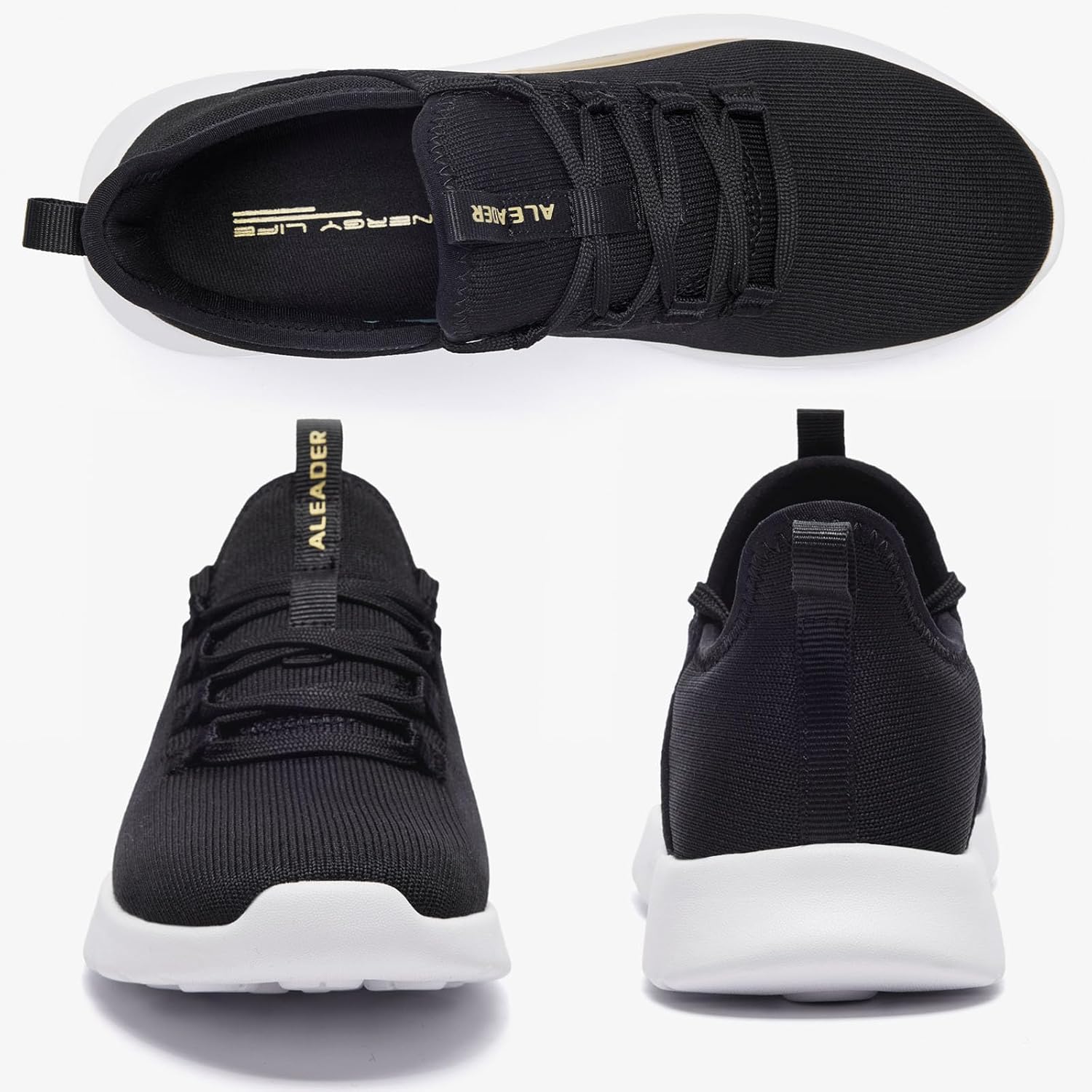 ALEADER Women's Energycloud Lightweight Slip On Walking Running Shoes - Image 6