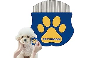 PETHROOM Easy Facial Comb for Small Dogs