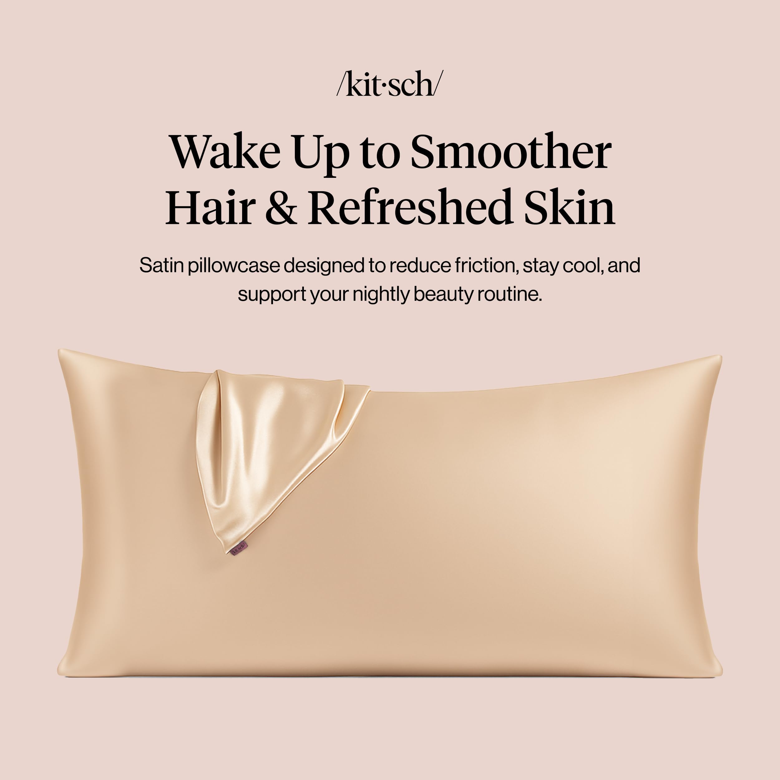 Madison Park Essentials Set Da 2 Federe In Raso Per Capelli E Pelle Lussuosamente Morbide E Setose Con Lucentezza Naturale Fresche Al Tatto Senza~p122736949