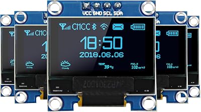 Luminous Display Raspberry Pi 5 Pcs 0.96 Inch OLED Display Module, 128x64 Pixel UK | Ubuy