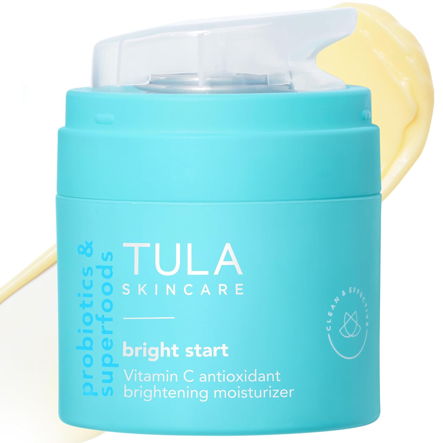 TULA Skin Care Bright Start Vitamin C Antioxidant Brightening Moisturizer – Lightweight Gel Cream, Brightens, Hydrates & provides Antioxidant Protection, 1.7 oz.