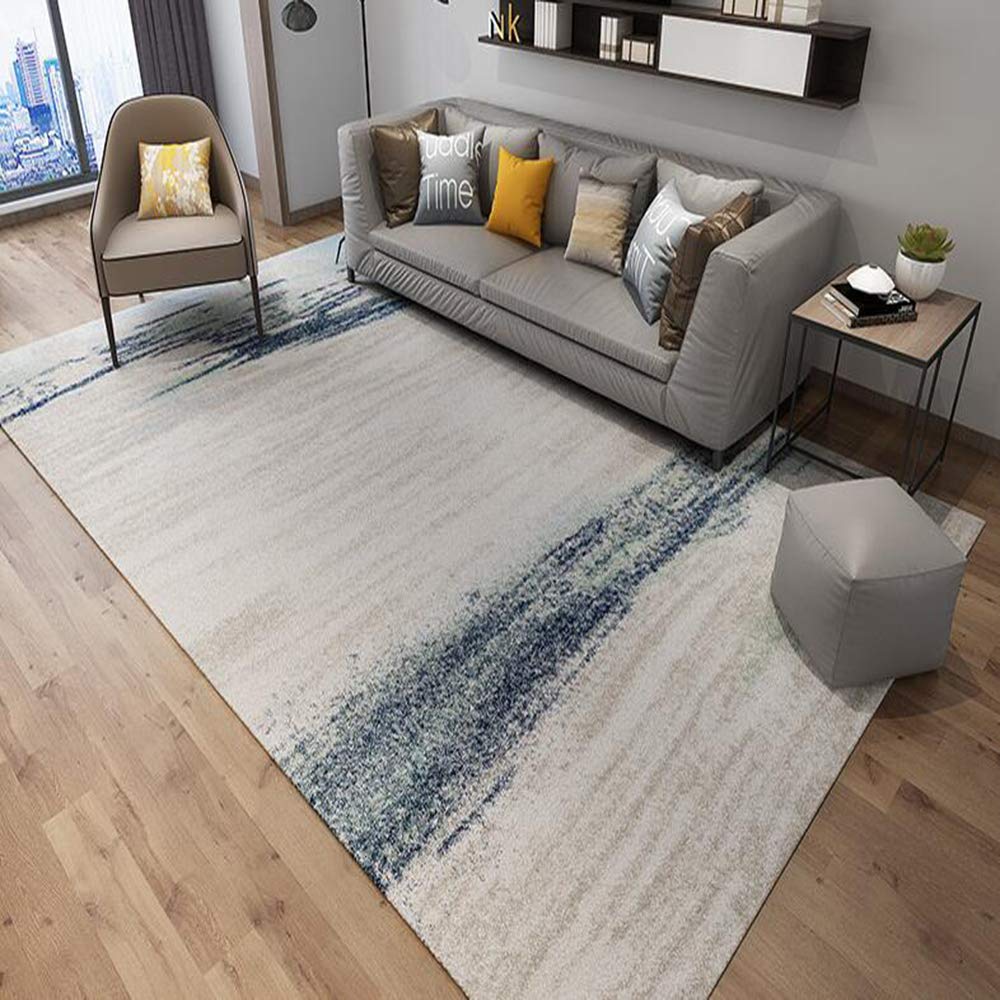 Tapis de salon en peluche lavable contre la décoloration
