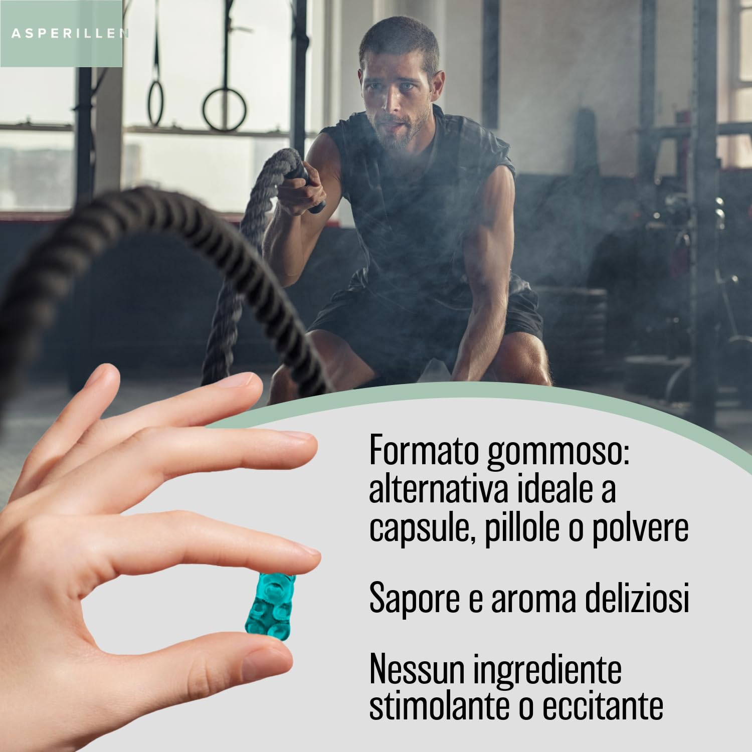 Creatina Monoidrata in Gommose Gusto Mirtillo - 100% Creatina Monoidrato per Prestazioni Fisiche e Potenza Muscolare - Vegano, Senza Glutine, Senza OGM, 60 Unità - Creatine Gummies