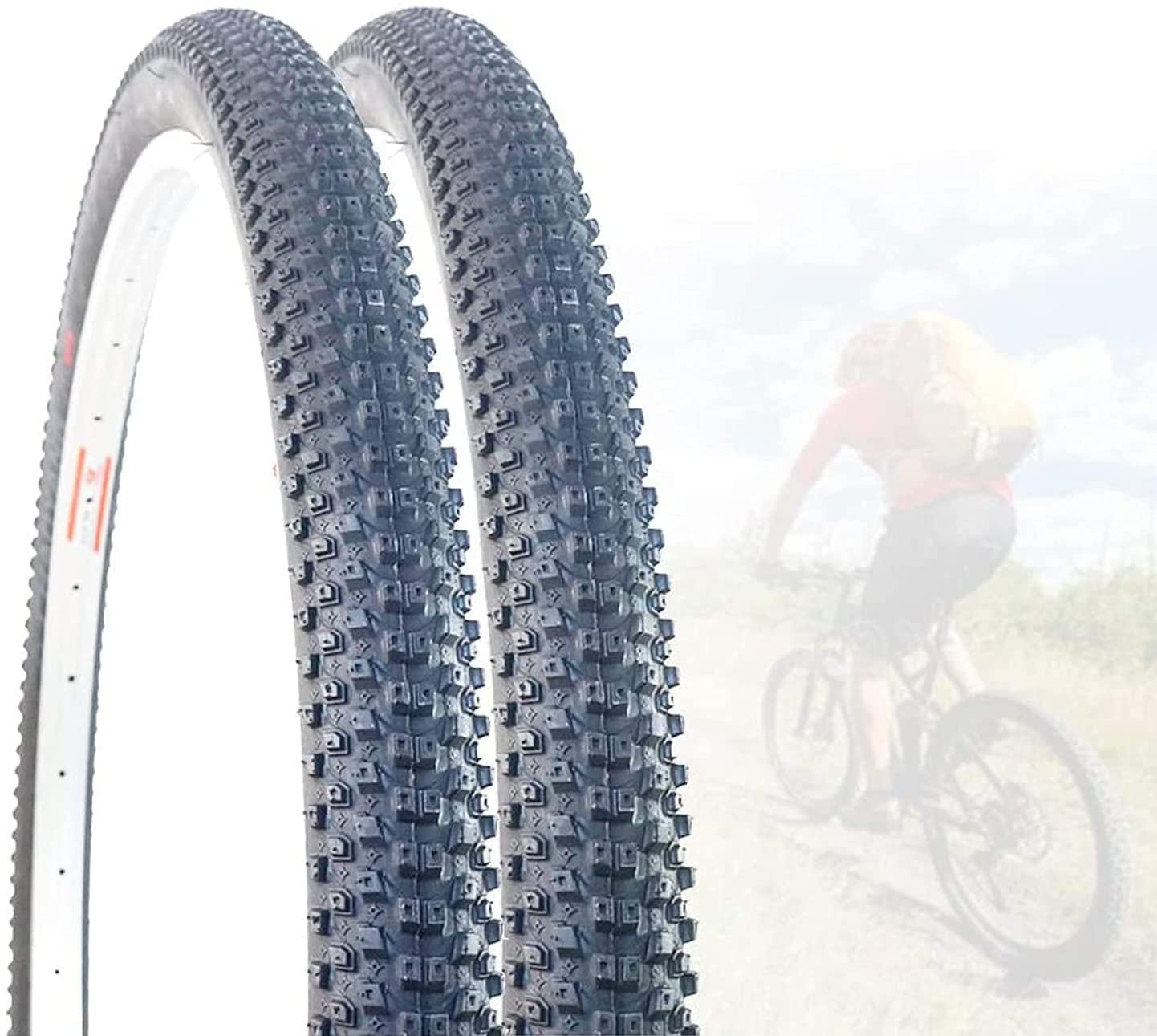 Opony rowerowe 26X1.95, antypoślizgowe i odporne na zużycie opony terenowe, lekka opona 30tpi do rowerów górskich, do roweru terenowego Road Mountain Mud Dirt