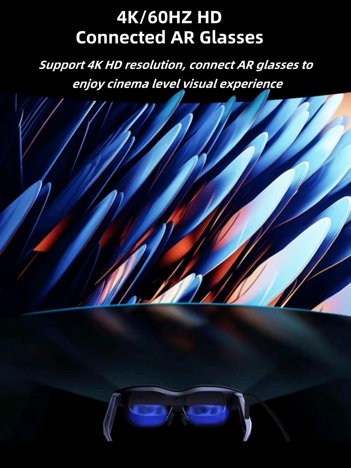 Adapter HDMI na USB C 4K przy 60 Hz, okulary AR kompatybilne z portem XREAL/VITURE/RayNeo/Rokid PD, adapter Plug & Play HDMI na typ C, przenośny monitor z PS4, PS5, Xbox, Switch, laptopa