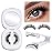 QUEWEL Magnetic Eyelashes, Reusable No Glue Needed Magnetic Eyelashes Kit with Applicator Lash Clusters Kit without Eyeliner Easy to Wear and Remove (G-YC01)