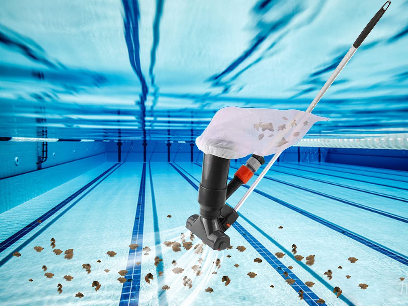 Kit Nettoyage Piscine Gre AR2064 - Aspirateur Manuel + Perche Télescopique + Tuyau 6m