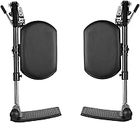 Vista 6 de Elevación de silla de ruedas, plantillas compuestas no acolchadas para pantorrillas, para sillas de ruedas estándar, 1 par